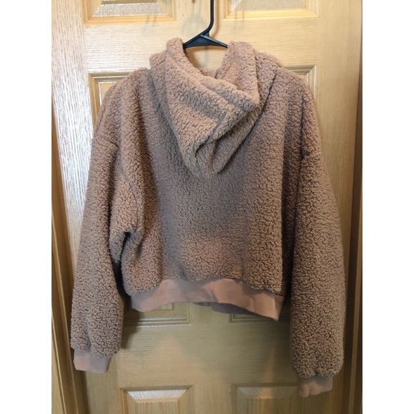 NWOT SKIMS TEDDY ZIP UP HOODIE - Picture 3 of 6